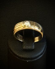 Goldring mit Zirkonia  Gold