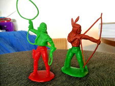 2 Plastik Figuren Cowboy