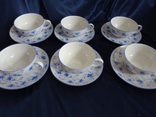 6x Arzberg Blaublüte 1382