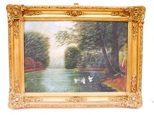 Antikes Gemälde, Öl auf