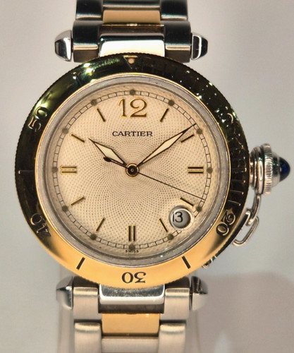 Cartier pasha stahl und gold - cartier,
