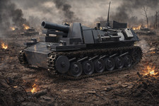 WW2 BISON Sturmpanzer II  top