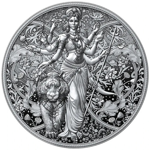 Silbermünze durga - silbermünze,