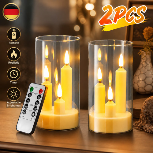 Timer led kerzen stück - timer,