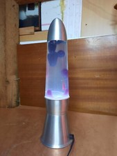 Original hübsches LP-10A Lavalampe, blau, 44x9cm, E27, 40W, Retro