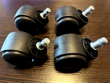 4 x Transportrollen Rollen Lenkrolle Möbelrollen Steckstift Laufrollen