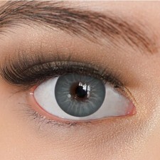 Kontaktlinsen grau ohne