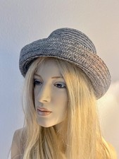 Hut grau 100 % Stroh - Sommer