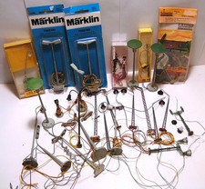 Märklin Brawa Schneider H0 Lampen Leuchten Warnkreuz Konvolut Bastler 28 Teile