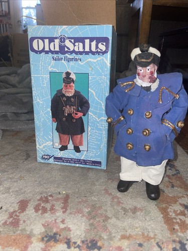 Vintage matrose figur mit - figur, blau