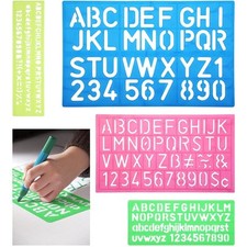 Buchstabenschablonen set - buchstabenschablonen, 4