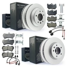 Bremsen Set vorne hinten Bremsscheiben Bremsbeläge Zubehör für Porsche Cayenne