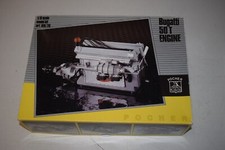Pocher KM/76 Bugatti 50 T engine Motor 1:8 NEU mit OVP