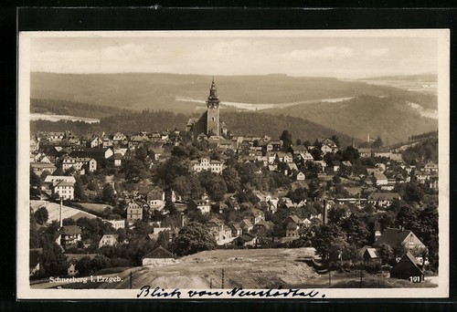 Ansichtskarte schneeberg - ansichtskarte, /