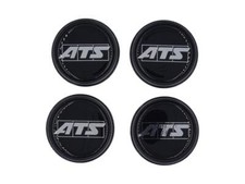 ✅4x ATS Nabenkappen Nabendeckel Felgendeckel 1056 Flach schwarz Classic Original