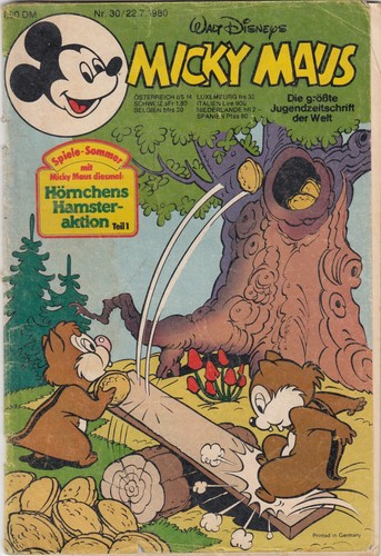 Micky maus comic - heft, nr.