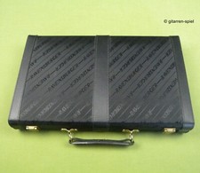 Edler schwarzer Backgammon-Koffer - Komplett 1A Top! 33 cm - Ravensburger  ©1985