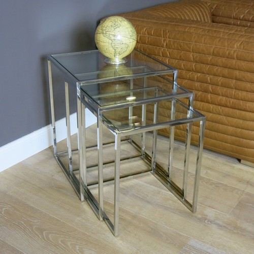 Glastisch set 3er - 3er, tisch