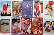 13830821 - Lot mit 20 AK Repros von Plakaten Coca Cola wenige mehrfach Coca-Cola