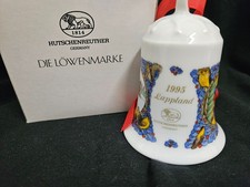 Hutschenreuther Weihnachtsglocke Glocke 1995 Ole Winther Lappland Jahresglocke