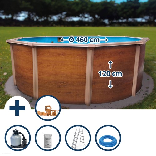 Stahlwandpool set - stahlwandpool,