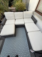 Rattan Gartenmöbel Sitzgruppe Sofa Lounge