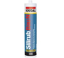 15x 300ml Soudal Silirub Bau N