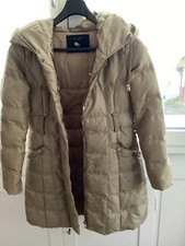 Zara Daunen Jacke Winter Mantel Gr 34 Beige NEU