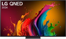 LG 75QNED87T6B 75" QNED 4K UHD Smart TV Schwarz/Silber Alexa, Google WebOS 120Hz