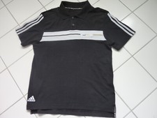 Adidas - Polo-Shirt "adipure"- sw./weiß - 95%Bw. , Gr. S, guter Zustand !