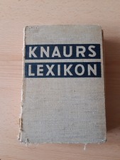 Knaurs Lexikon von 1951/52 mit