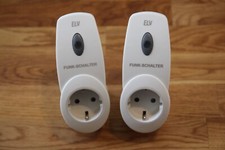 DOPPELPACK ELV Conrad FS20 ST-4 Funkschalter Schalter Funk Steckdose Stecke GRAU