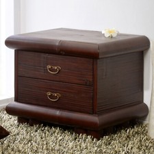 Nachttisch Afrika Braun Bambus