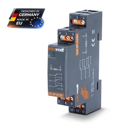 Schaltrelais wechsler 3x8a - 3,