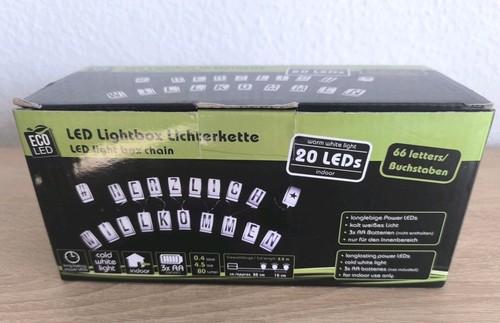 Eco led lightbox lichterkette - eco,