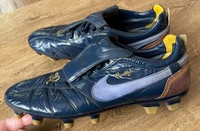 Seltene Nike Tiempo Ronaldinho R10 Firm Ground Fußballschuhe - Größe EUR 45 / UK 10