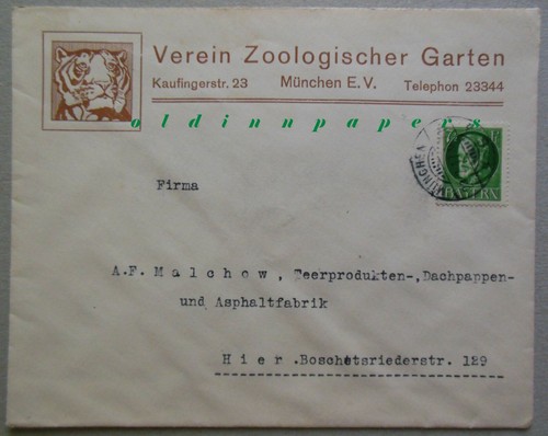 Briefumschlag münchen verein - münchen,