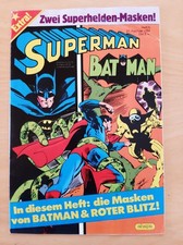 SUPERMAN BAT MAN 5/84 Ehapa mit Masken