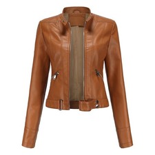 Damen Lederjacke Kurz