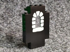 Lego 1 x 4444p04 schwarz Mauer 2 x 5 x 6 bedruckt Burg Element Panel 6086 6085