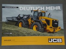JCB Radlader 457S Prospekt von