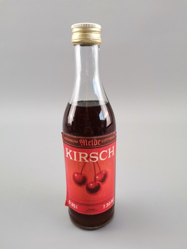 Ddr konsum flasche - mit, inhalt