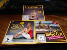 Fitness DVDs 3 Stück Ganzkörperworkout,Das neue Rückentraining und Rücken-Yoga