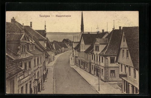 Ansichtskarte saulgau die - saulgau,,