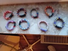 Afrikanische Armreife handgefertigte bunte Perlen Armbänder, Tansania  AUSWAHL