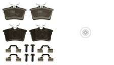 Bremsenset TRW Hinterachse passend für PEUGEOT PARTNER TEPEE