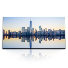 120x80cm Kunstdruck Bilder Manhattan New York Skyline Hochhäuser Großstadt USA
