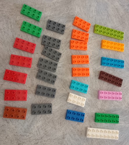 Lego duplo steine flach 2x4 - steine,
