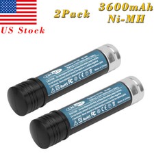 2Pcs 3.6AH 3.6V Ni-MH Battery