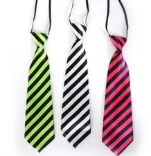 Neon Krawatte gestreift